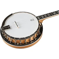 Deering White Lotus 5-String Resonator Banjo