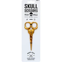 Suck UK Brass Plate Skull Scissors