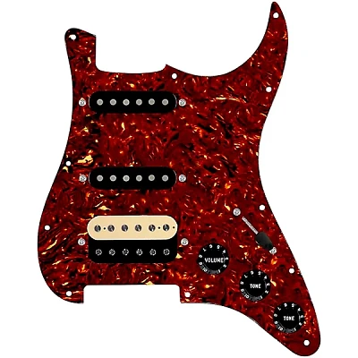 920d Custom HSS Loaded Pickguard For Strat With An Uncovered Roughneck Humbucker