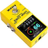 NUX Loop Core Stereo Looper with MIDI and Drum Patterns Effects Pedal Yellow