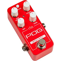 Electro-Harmonix Pico POG Poly Octave Generator Effects Pedal Red