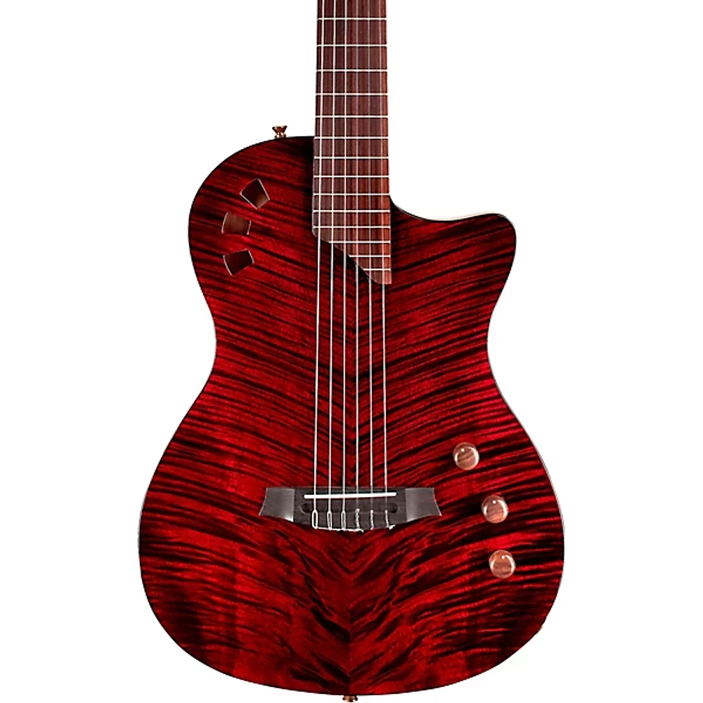 Cordoba Stage Limited-Edition Nylon-String Electric Guitar Garnet