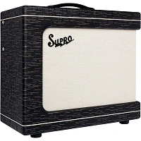 Supro Delegate Custom 1x12 25W Tube Combo Amp Black Scandia