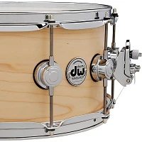 DW Collector's SSC Maple Satin Oil Snare Drum with Chrome Hardware 14 x 6.5 in. Natural
