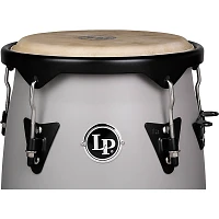 LP Discovery Conga Set with Double Conga Stand 10 and 11 in. Slate Gray