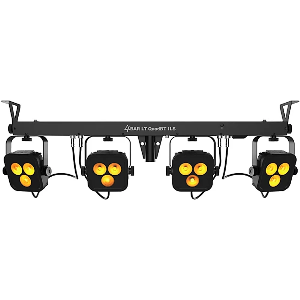 CHAUVET DJ 4BAR LT Quad Bluetooth ILS Mobile Wash Light System Black