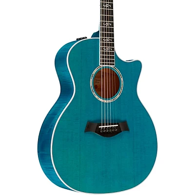 Taylor 614ce Limited-Edition Grand Auditorium Acoustic-Electric Guitar Aquamarine