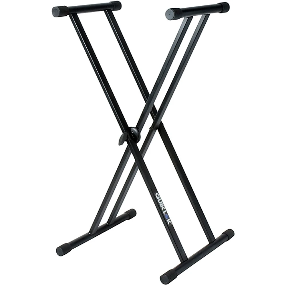 Quik-Lok Double Braced Keyboard Stand