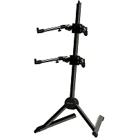 Quik-Lok Column Style Double Tier Keyboard Stand