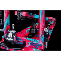 TAMA Limited-Edition 50th Anniversary Iron Cobra Power Glide Coral Swirl Double Pedal