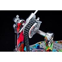 TAMA Limited-Edition 50th Anniversary Iron Cobra Power Glide Psychedelic Rainbow Single Pedal