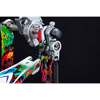 TAMA Limited-Edition 50th Anniversary Iron Cobra Power Glide Psychedelic Rainbow Double Pedal