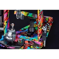 TAMA Limited-Edition 50th Anniversary Iron Cobra Power Glide Psychedelic Rainbow Double Pedal