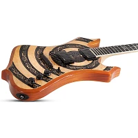 Wylde Audio Nomad Norse Dragon Bullseye Electric Guitar Rawtop