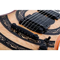 Wylde Audio Nomad Norse Dragon Bullseye Electric Guitar Rawtop