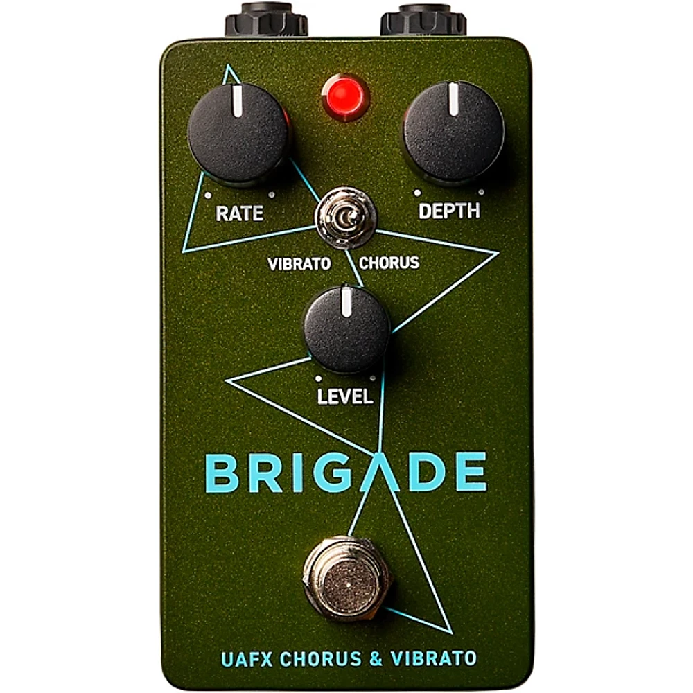 Universal Audio UAFX Brigade Chorus & Vibrato Effects Pedal Green