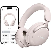 Bose QuietComfort Ultra Wireless White Smoke Noise Cancelling Headphones