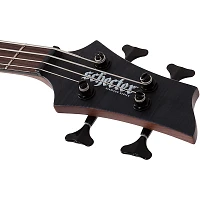 Schecter Guitar Research Charles Berthoud CB-4 Electric Bass See Thru Black Satin