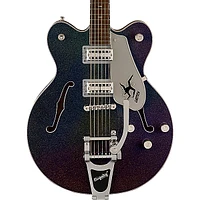 Gretsch Guitars Electromatic John Gourley Broadkaster Center Block Electric Guitar Iridescent Black