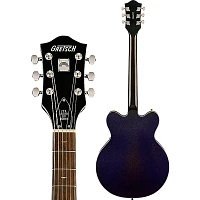 Gretsch Guitars Electromatic John Gourley Broadkaster Center Block Electric Guitar Iridescent Black