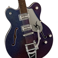 Gretsch Guitars Electromatic John Gourley Broadkaster Center Block Electric Guitar Iridescent Black