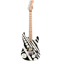 EVH Striped Series Crop Circles Electric Guitar Satin Crop Circles