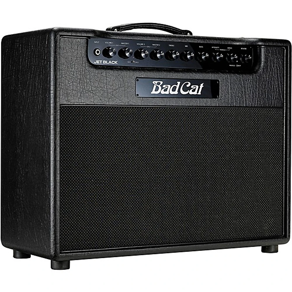 Open Box Bad Cat Jet Black 1x12 38W Tube Guitar Combo Amp Level 1 Black