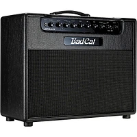 Open Box Bad Cat Jet Black 1x12 38W Tube Guitar Combo Amp Level 1 Black