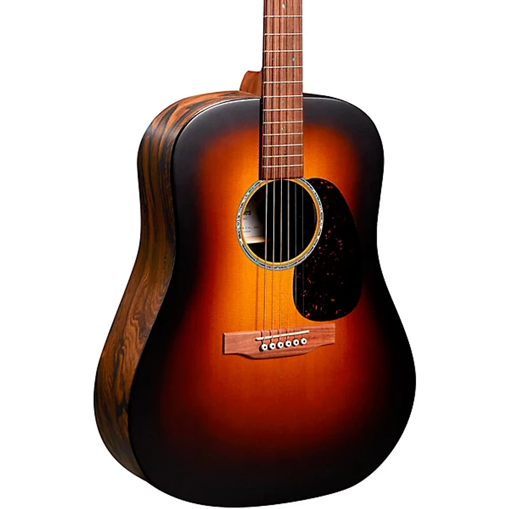 Martin DX2E X Series Ziricote Dreadnought Acoustic-Electric Guitar Burst