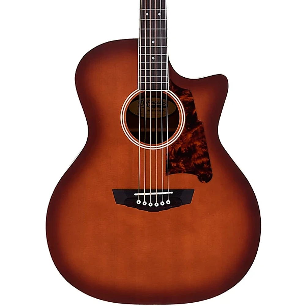 D'Angelico Premier Gramercy Acoustic-Electric Guitar Caramel Burst