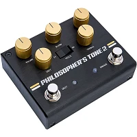 Pigtronix Philosopher Tone 2 Optical Compressor With Grit Effects Pedal Black