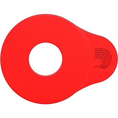 D'Addario Flex Lock Strap Blocks Red