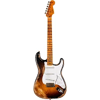 Fender Custom Shop 70th Anniversary 1954 Stratocaster Super Heavy Relic Limited Edition Electric Guitar Wide Fade 2-Color Sunburst