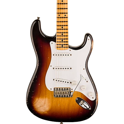 Fender Custom Shop 70th Anniversary 1954 Stratocaster Relic Limited Edition Electric Guitar Wide Fade 2-Color Sunburst