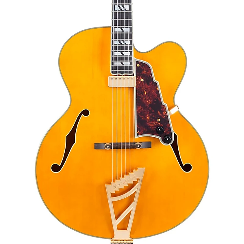 D'Angelico Excel EXL-1 Hollowbody Electric Guitar Amber