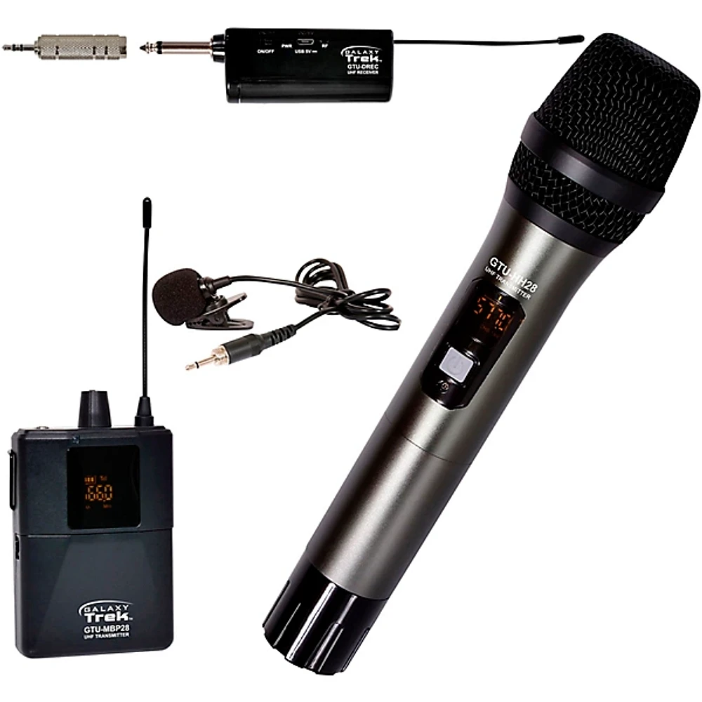 Galaxy Audio TREK DUAL HANDHELD/LAPEL UHF WIRELESS