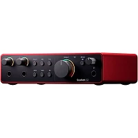 Focusrite Scarlett 2i2 Gen 4 with Yamaha HS Studio Monitor Pair Bundle (Stands & Cables Included) HS5