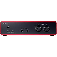 Focusrite Scarlett 2i2 Gen 4 with Adam Audio T-Series Studio Monitors (Stands & Cables Included) T5V