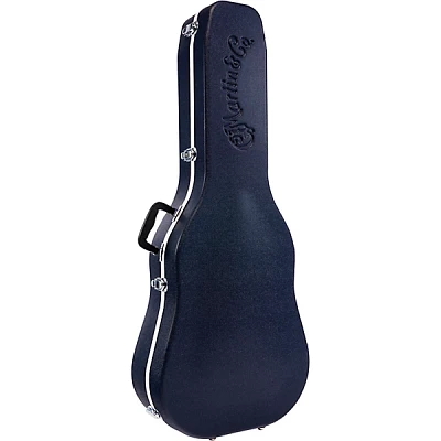 Martin 000 630 Molded Acoustic Guitar Case Navy Blue Silver