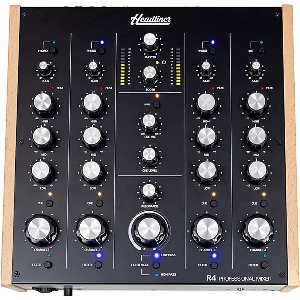 Headliner R4 - 4 Channel Rotary DJ Mixer (US)