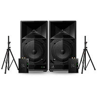 AlphaTheta WAVE-EIGHT 8" Portable Powered Speaker Pair With SonicLink