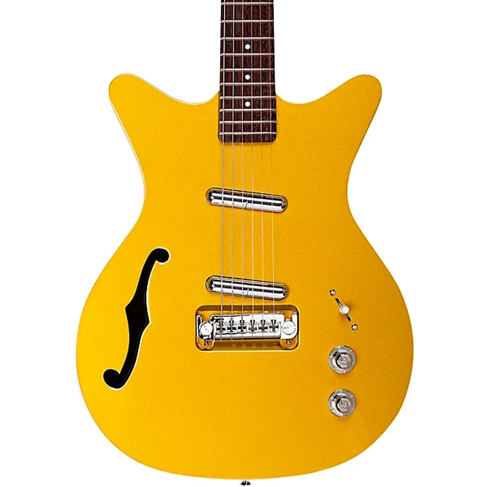 Danelectro FIFTY NINER Semi-Hollow Electric Gutiar Gold Top