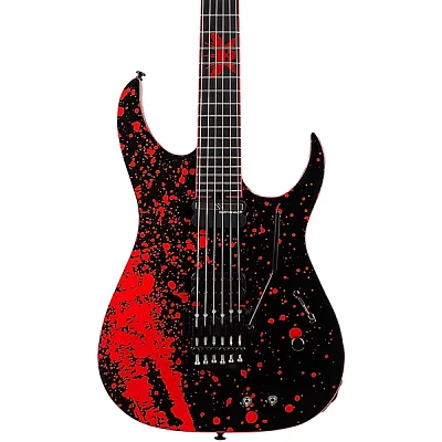 Schecter Guitar Research Sullivan King Banshee- FR-S Electric Guitar Obsidian Blood