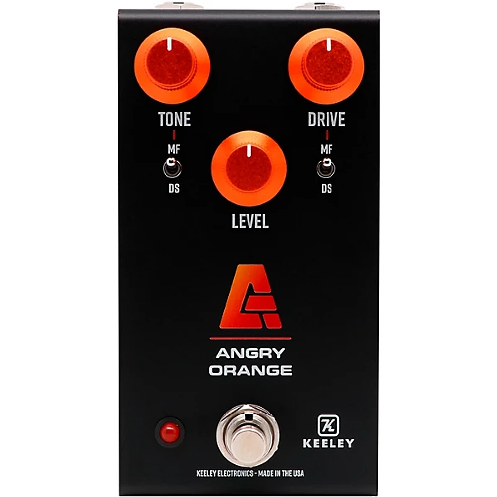 Keeley Angry Orange Distortion & Fuzz Effects Pedal Black/Orange