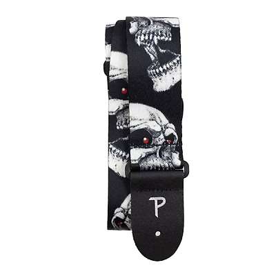 Perri's Screaming Skulls Polyester Guitar Strap 2 in.