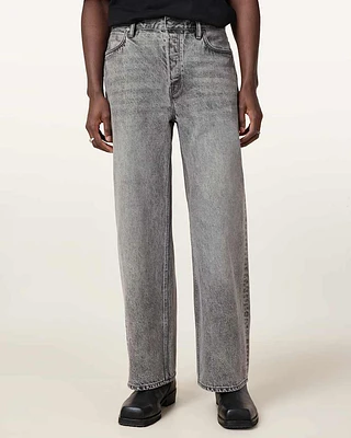 Lenny Loose Fit Wide Leg Denim Jeans