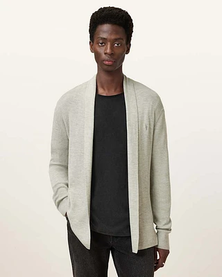 Mode Merino Wool Ramskull Open Cardigan