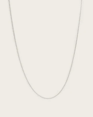 Curb Sterling Silver Chain Necklace