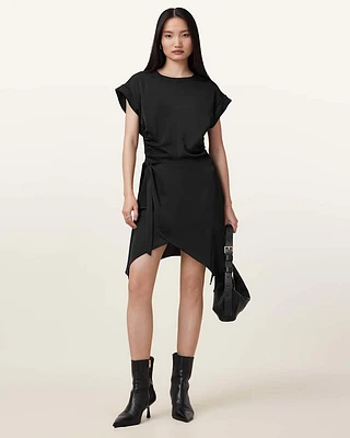 Riko Wrap Mini Dress