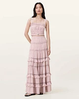 Talia Tiered Maxi Skirt